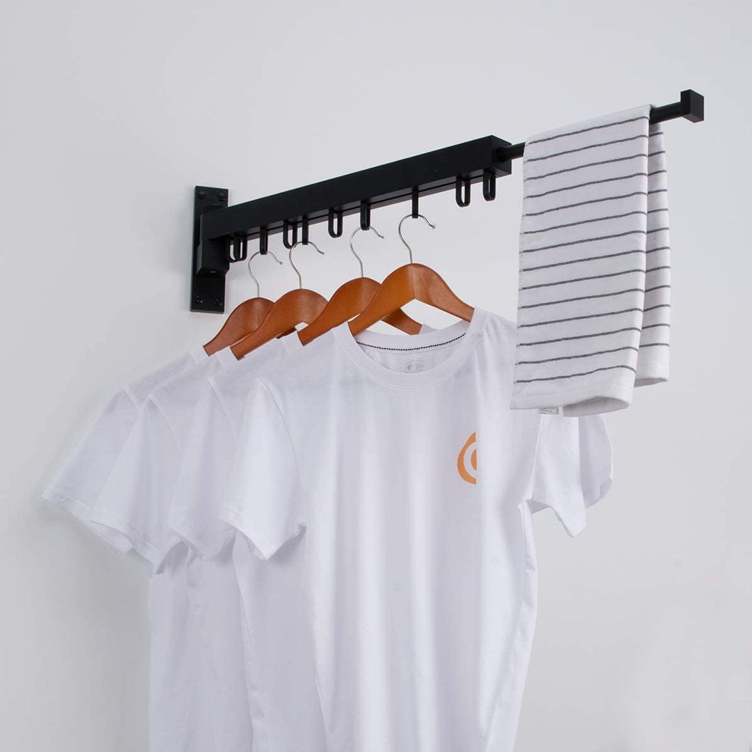 wall mounted clothes rack product thumbnail 11