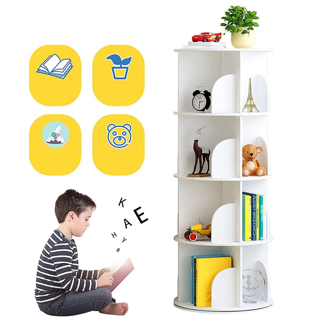 Wooden Library with Swivel Base 4 Layers product thumbnail 7