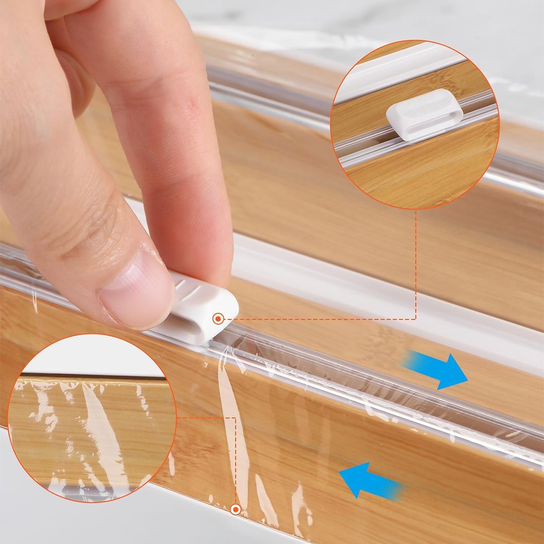 موزع تغليف مزدوج مع حامل للمناديل - 8