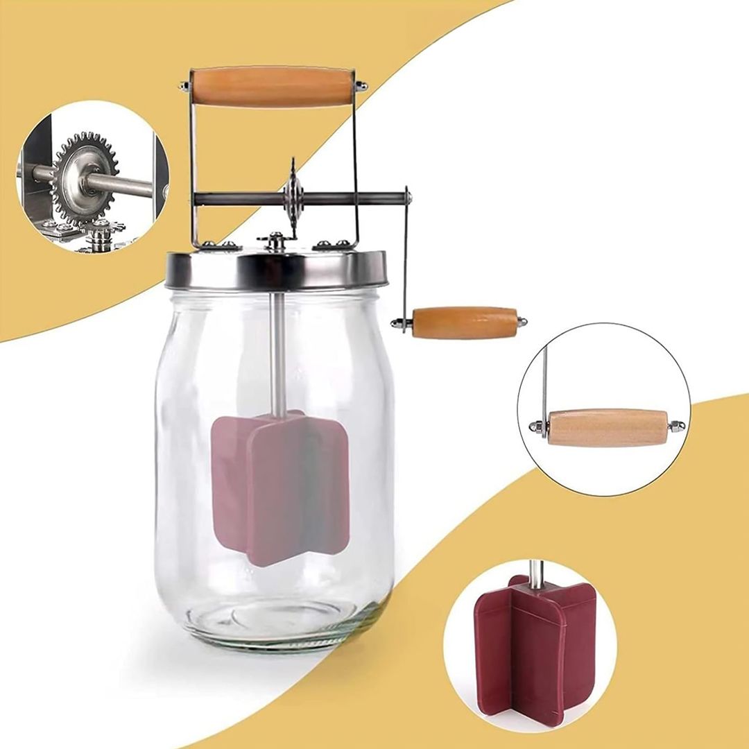 أداة تحضير الزبدة المنزلية - 10