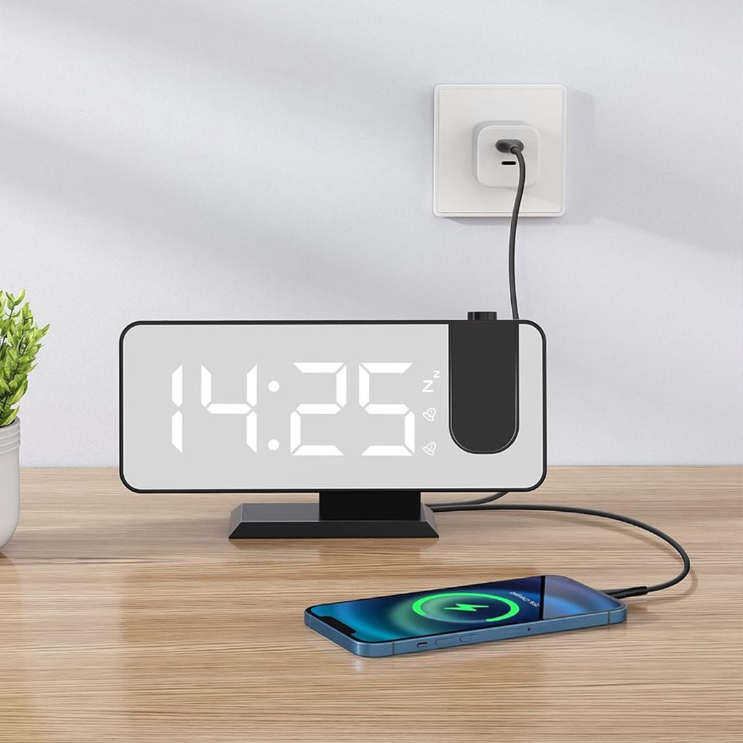 منبه وساعة بروجيكتور رقمية - 6