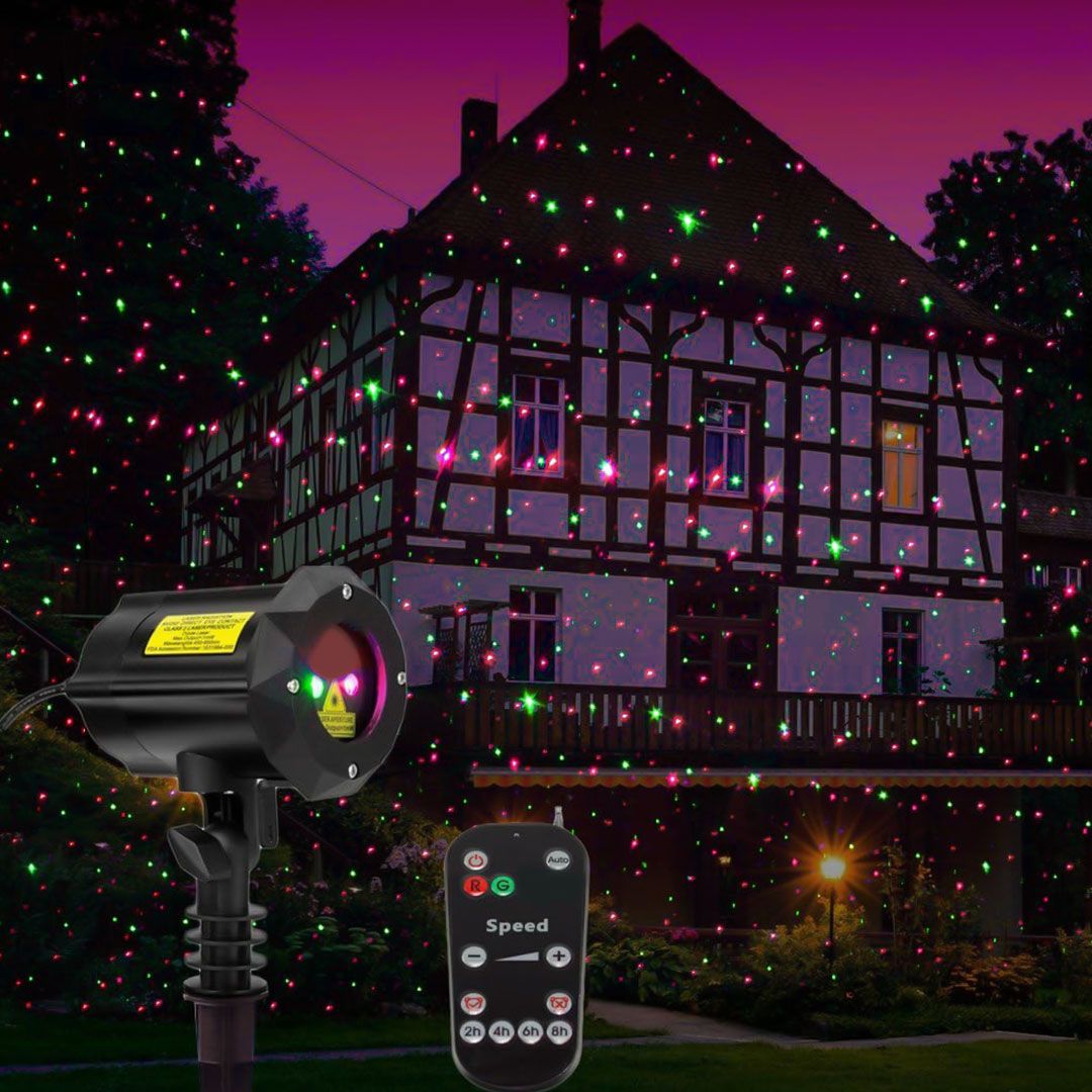Garden Laser Light with Remote Control - 4