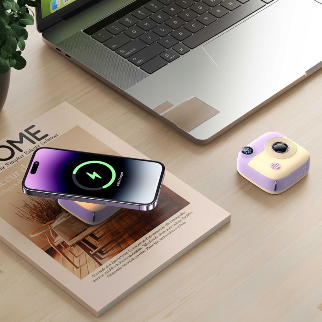 باور بنك لاسلكي مغناطيسي - 5