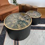 طقم طاولات بتصميم تروس ساعة فني فاخر - 18