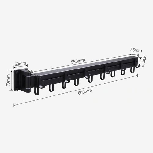 wall mounted clothes rack product thumbnail 17