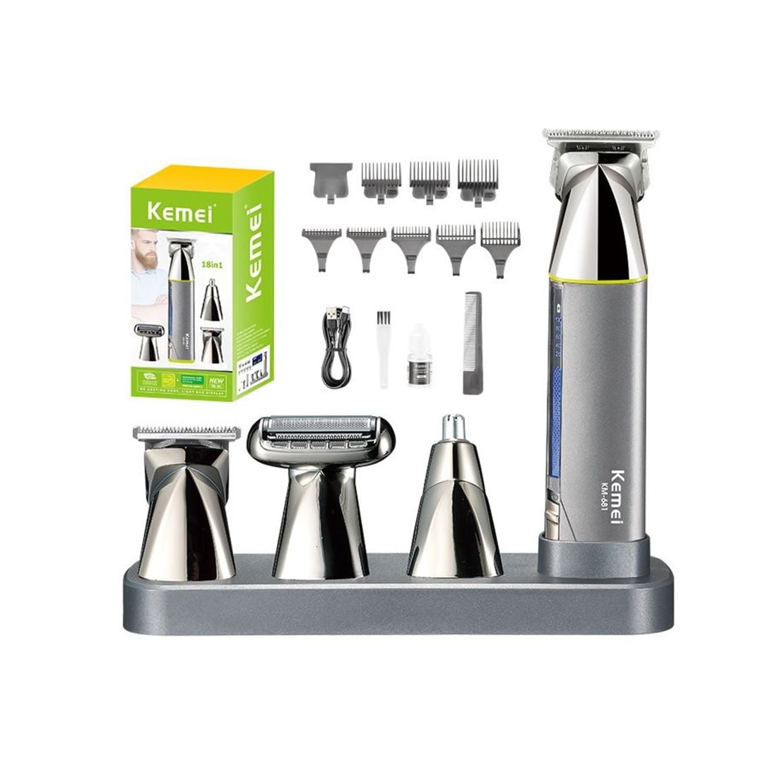 ماكينة الحلاقة الرجالية متعددة الرؤوس من KEMEI - 8