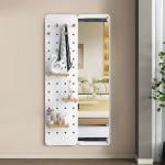 مرآة و ديكور عصري قابل للسحب