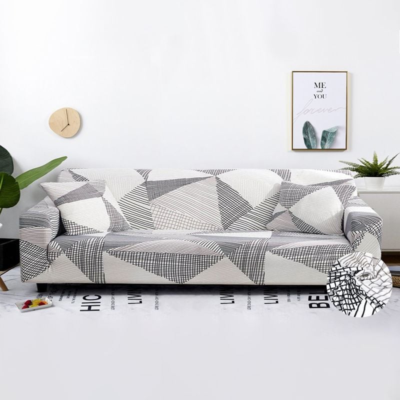 غطاء الأريكة المطاطي - 4 مقاعد - 2