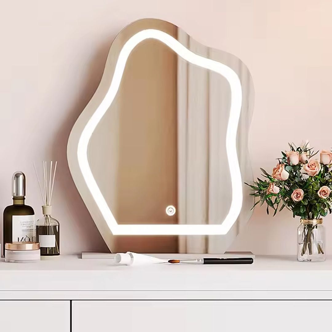 طاولة مكياج مع أدراج تخزين - 4