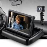 شاشة وكاميرا لمراقبة الأطفال في السيارة