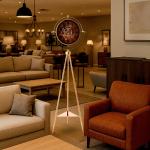 ساعة أرضية بتصميم تروس كلاسيكي - 1