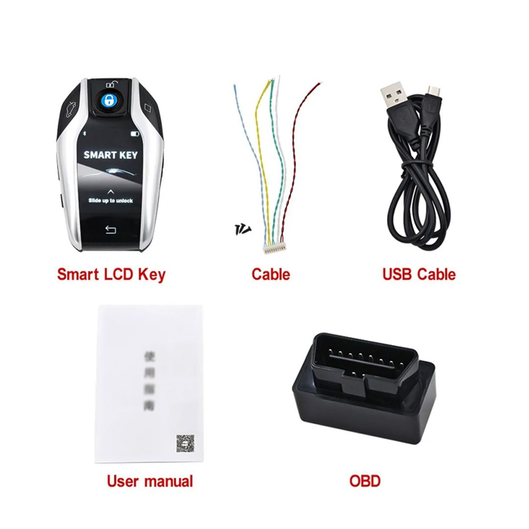 مفتاح ذكي للسيارة مع شاشة LCD	 - 14