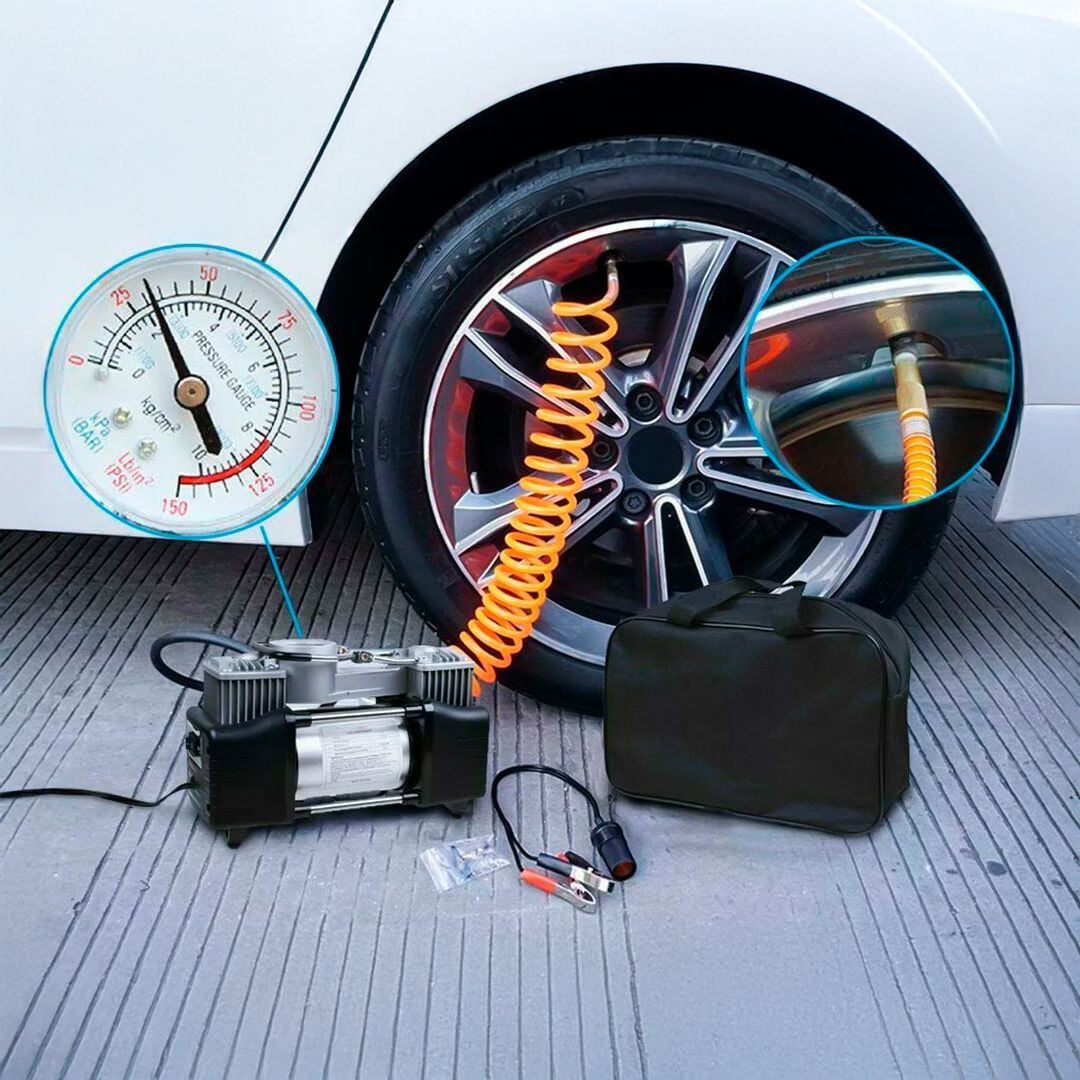 مجموعة إصلاح السيارات مع كمبروسر هواء - 16