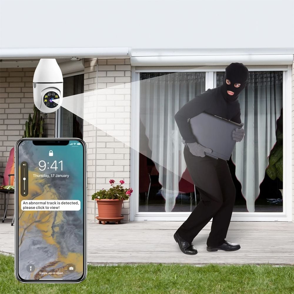 كاميرا مراقبة لاسلكية على شكل لمبة - 14