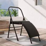 Foldable Yoga Chair with Lumbar Support