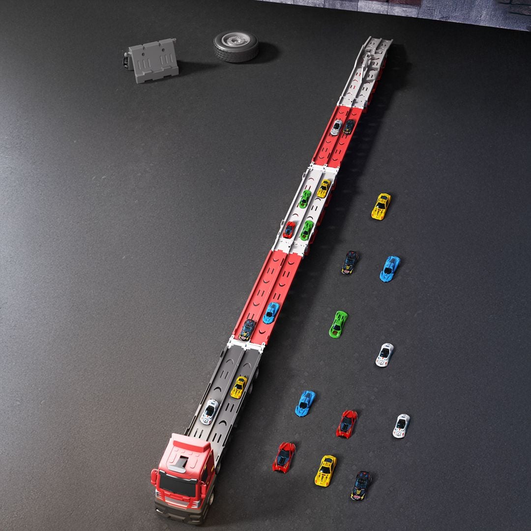 شاحنة نقل مع مسار سباق للأطفال - 1