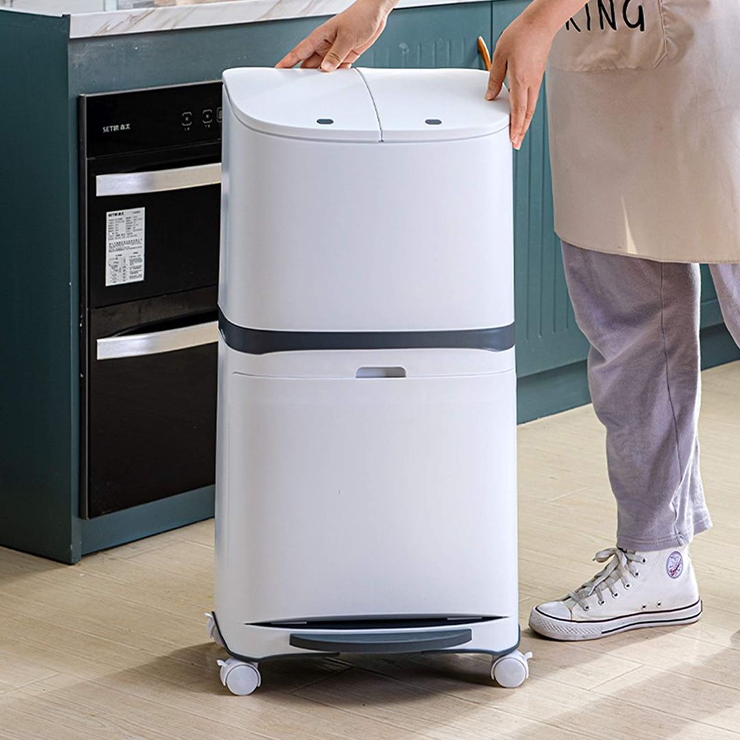 Three Compartment Kitchen Trash Can product thumbnail 15