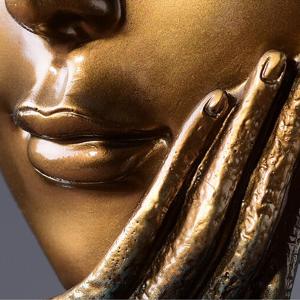 مجسم المفكر الذهبي - 5