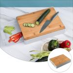 لوح تقطيع خشبي مع صندوق تخزين - 6