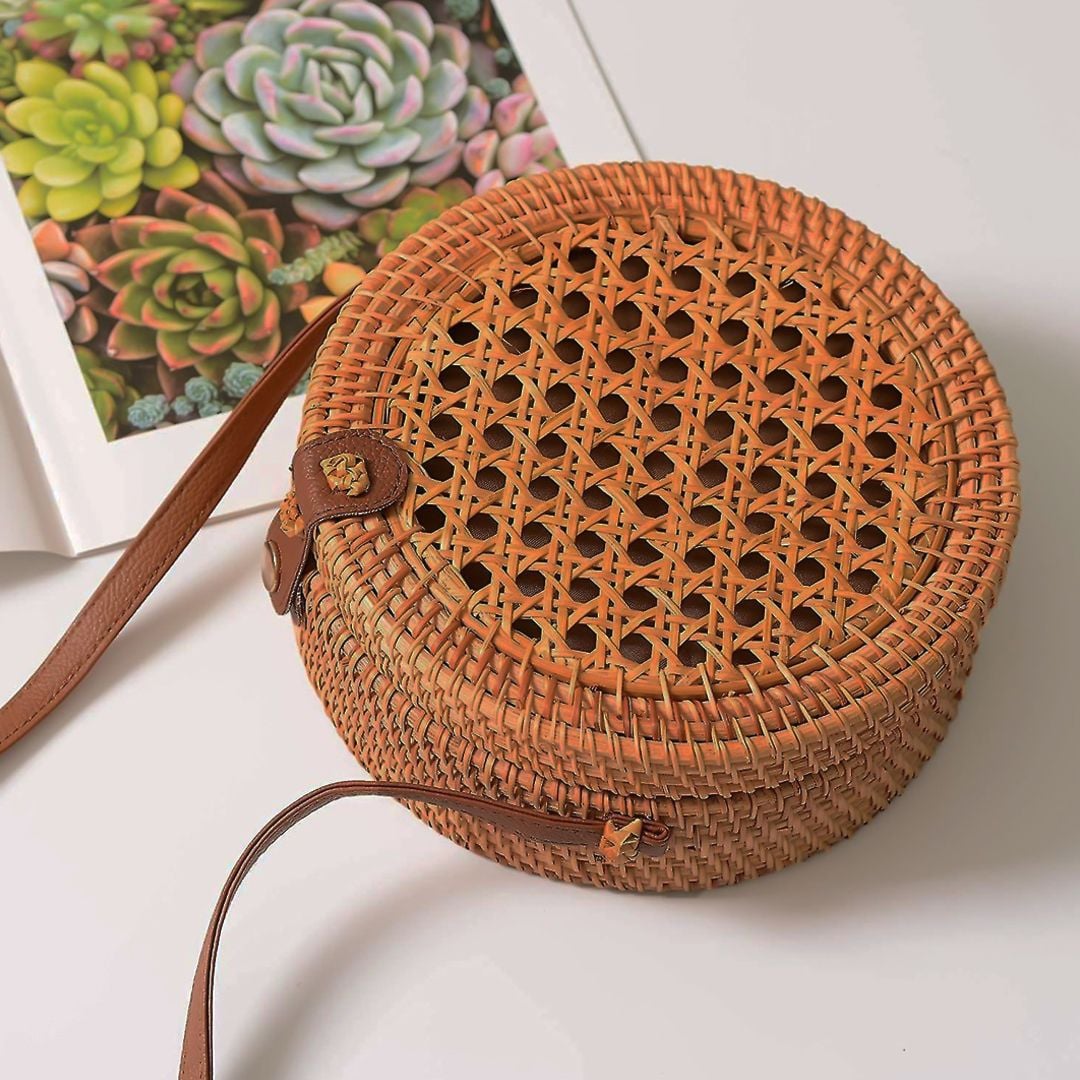 Handmade Rattan Shoulder Bag product thumbnail 15