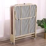 سرير قابل للطي مع فرشة مدمجة - 7