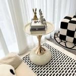 طاولة جانبية فاخرة بتصميم مزهرية - 18