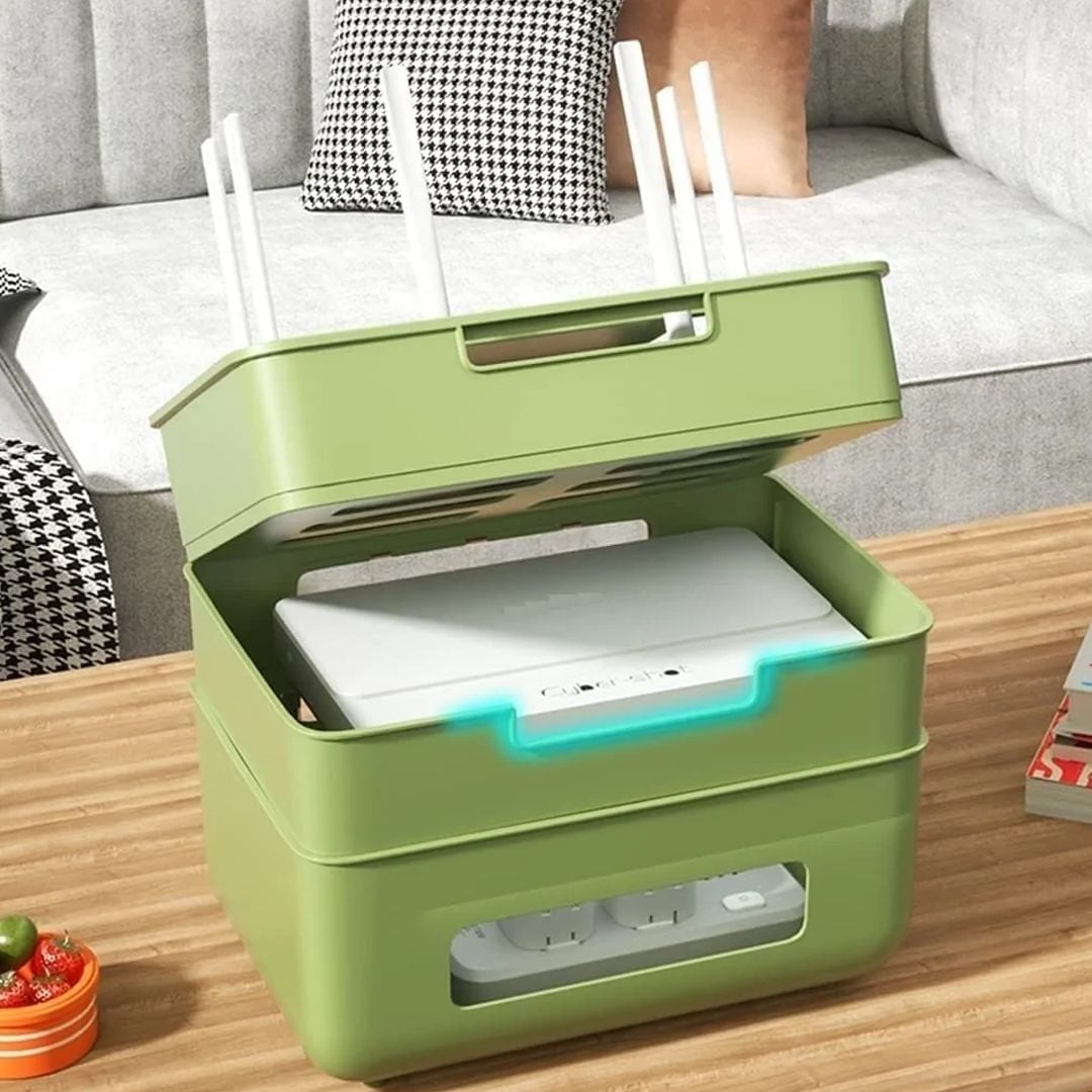 صندوق تنظيم الكيبلات والراوتر - 15