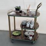 طاولة ضيافة فندقية بثلاث طبقات   - 1