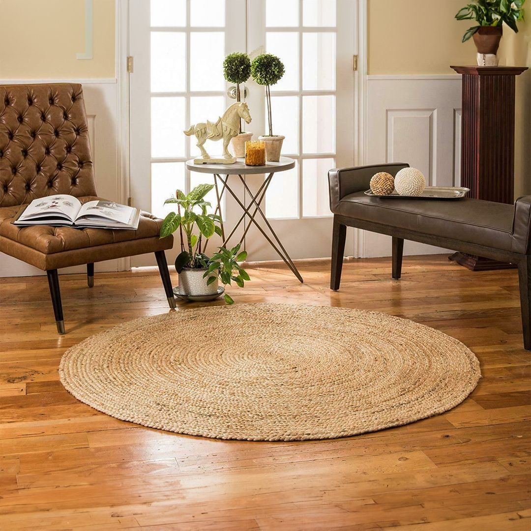 Round Straw Rug 100 CM product thumbnail 11