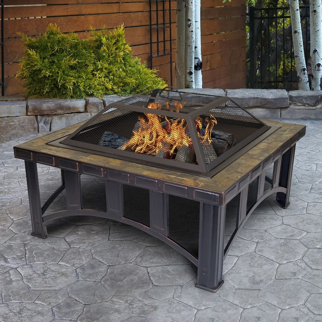 Garden Fire Pit and Table - 13