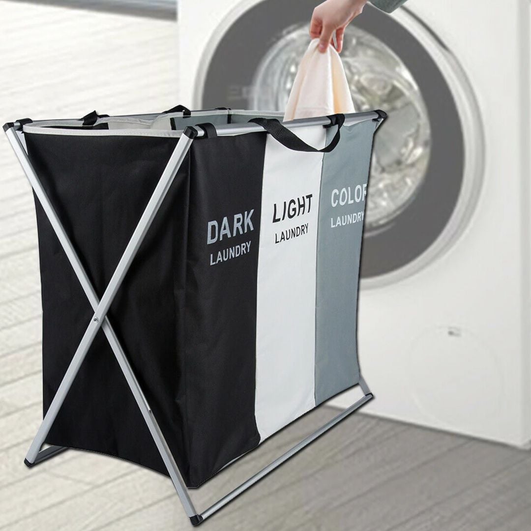 Three Section Laundry Basket product thumbnail 3