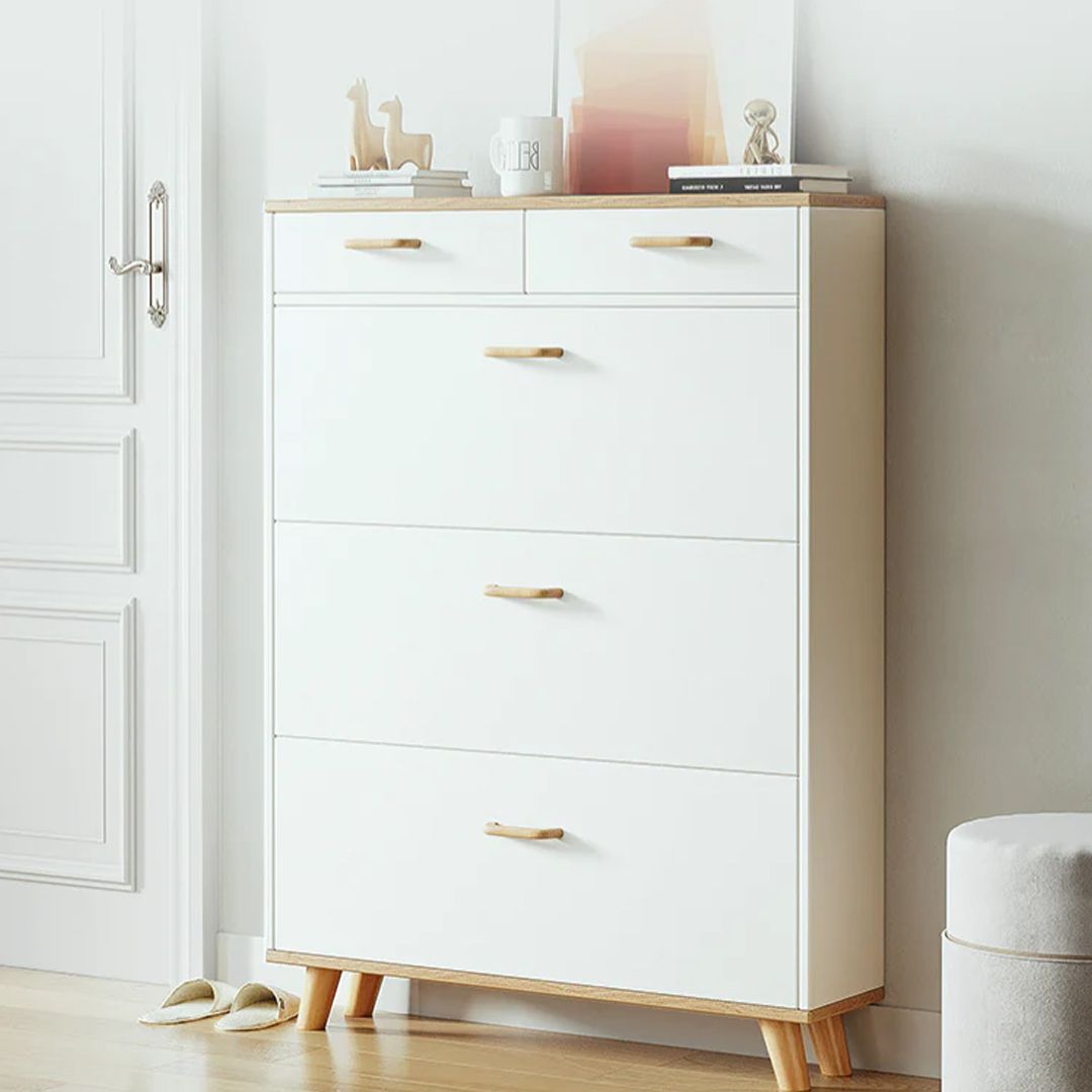 Wooden Shoe Cabinet with Two Drawers product thumbnail 5