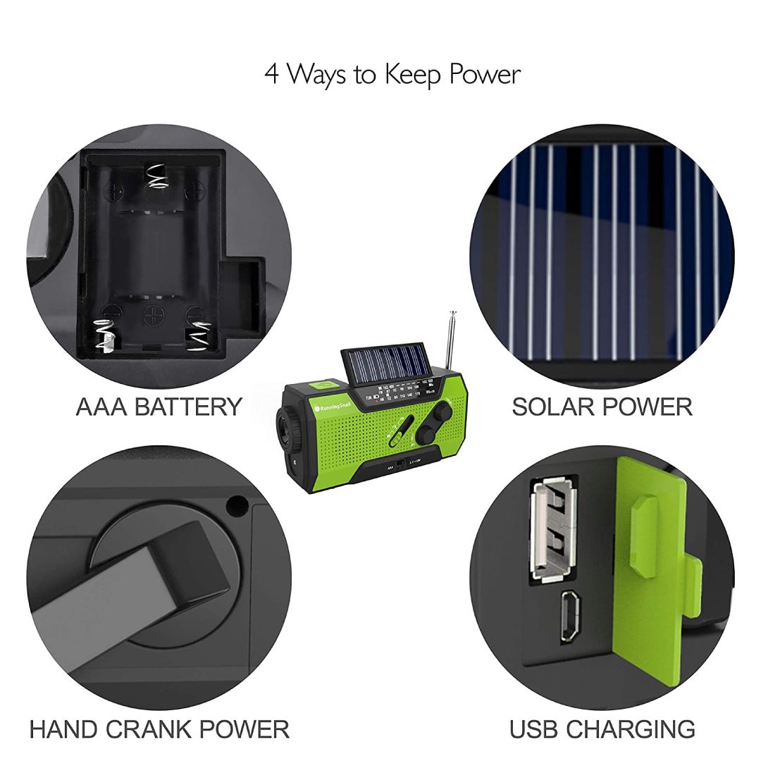 Solar Powered Rechargeable Radio product thumbnail 7