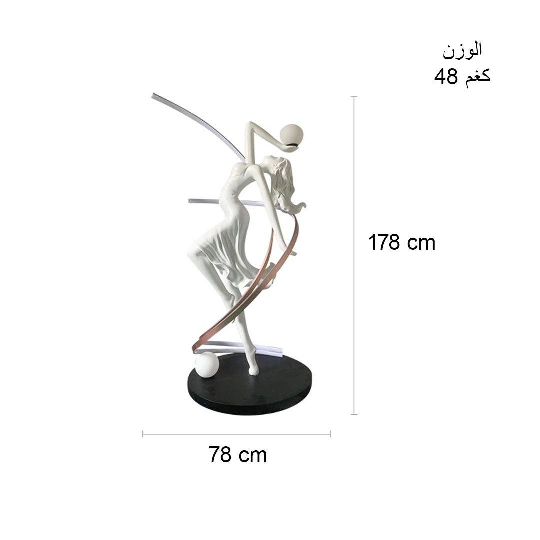 Lamp with Base In the Shape Of a Dancing Figurinec product thumbnail 14