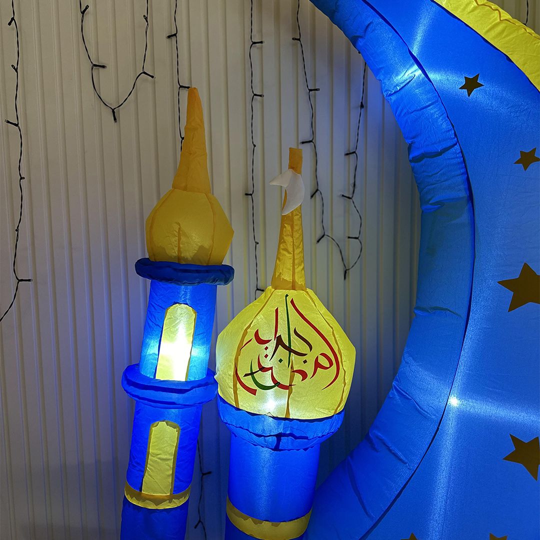 مُجسم هلال و مئذنة قابل للنفخ - 10