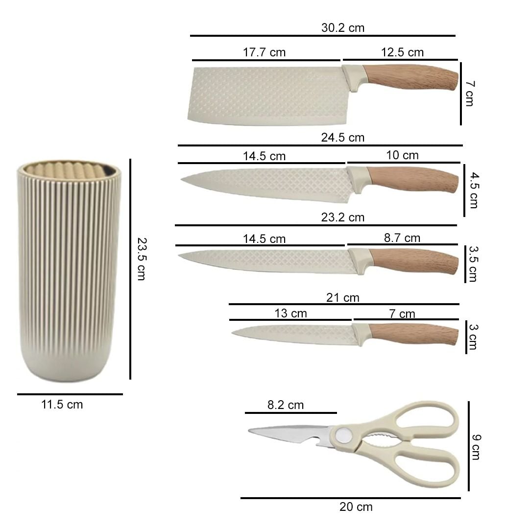 Stainless Knife Set With sStand product thumbnail 12