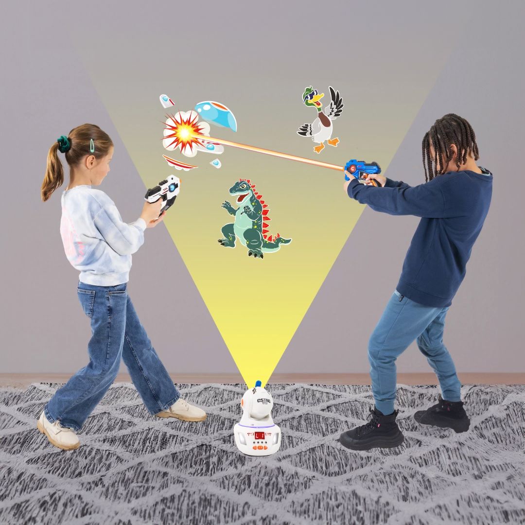 لعبة التحدي بمسدسات الصيد مع بروجيكتور - 14