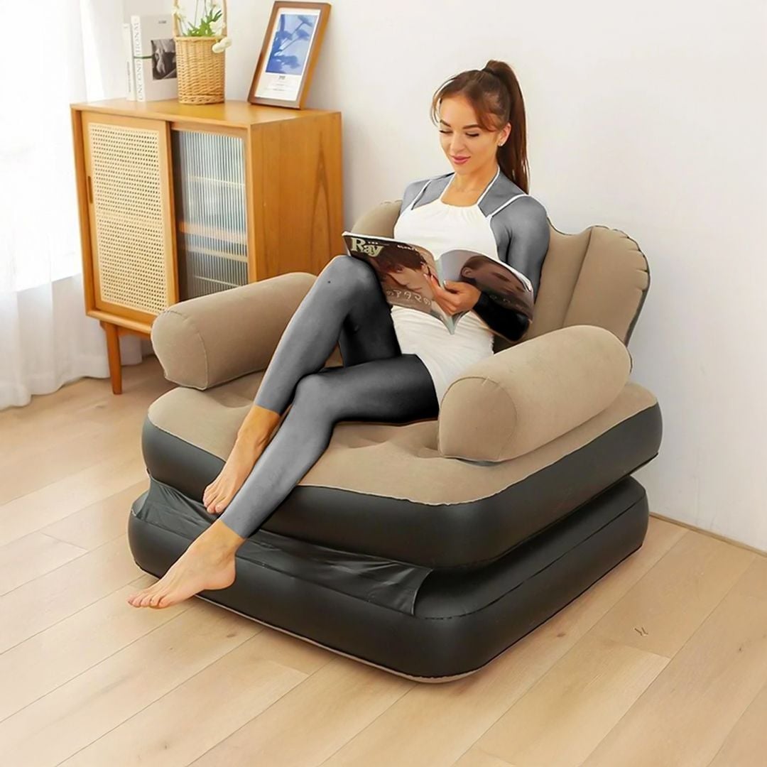 سرير وصوفا فردية قابلة للنفخ - 10