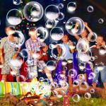 صانع الفقاعات على شكل ألعاب نارية - 11