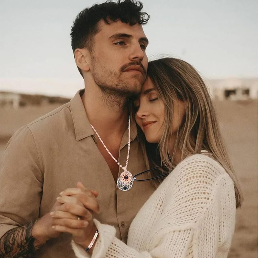 Sun and Moon Necklace for Couples product thumbnail 4
