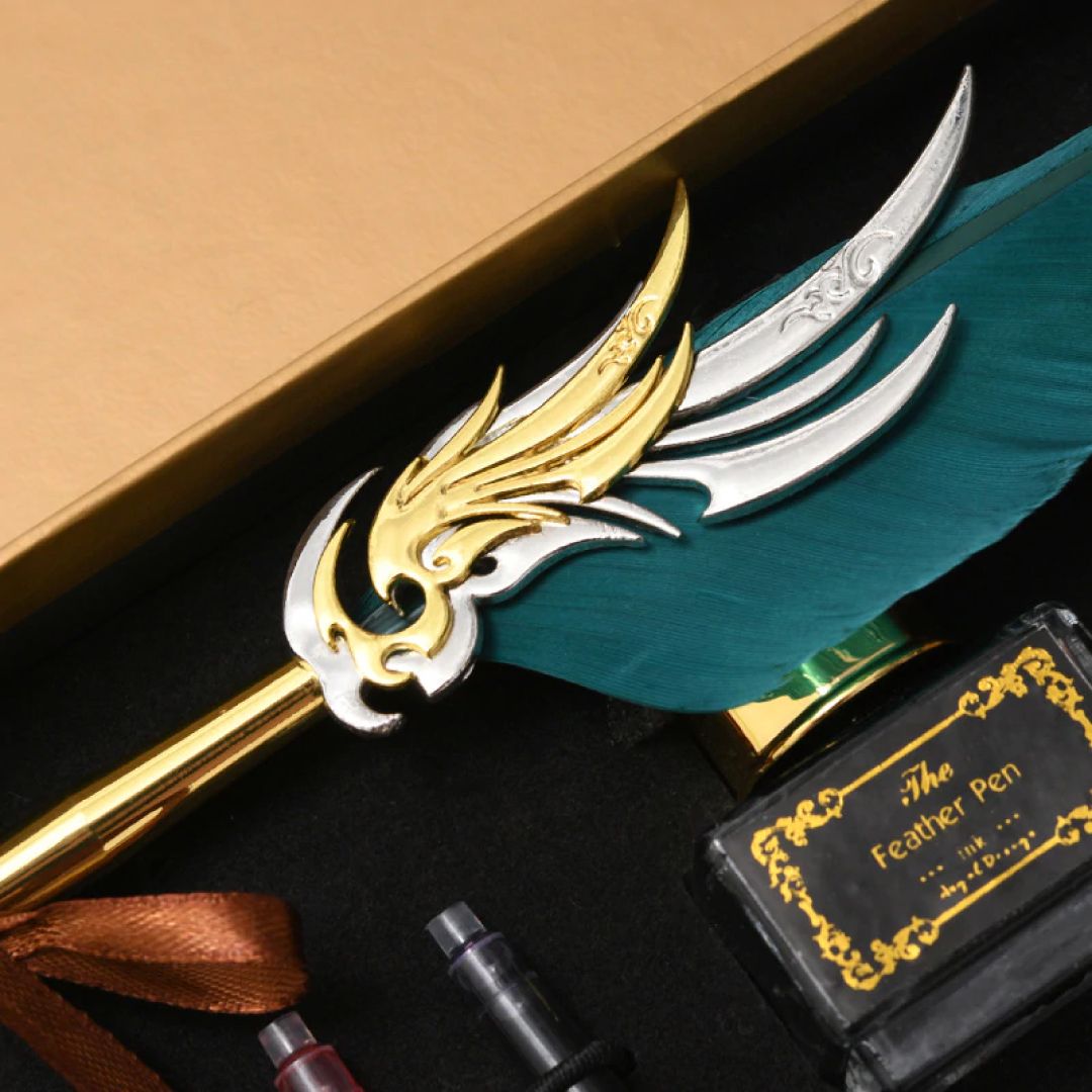 Retro Antique Feather Box product thumbnail 3