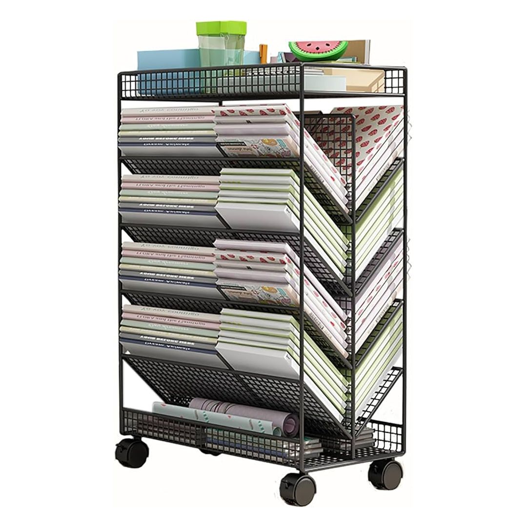 Metal Book Storage Cart product thumbnail 11