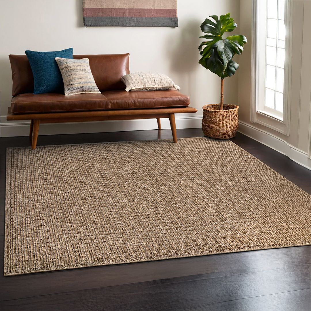 سجادة أرضية بخيوط مجدولة متناسقة - 10