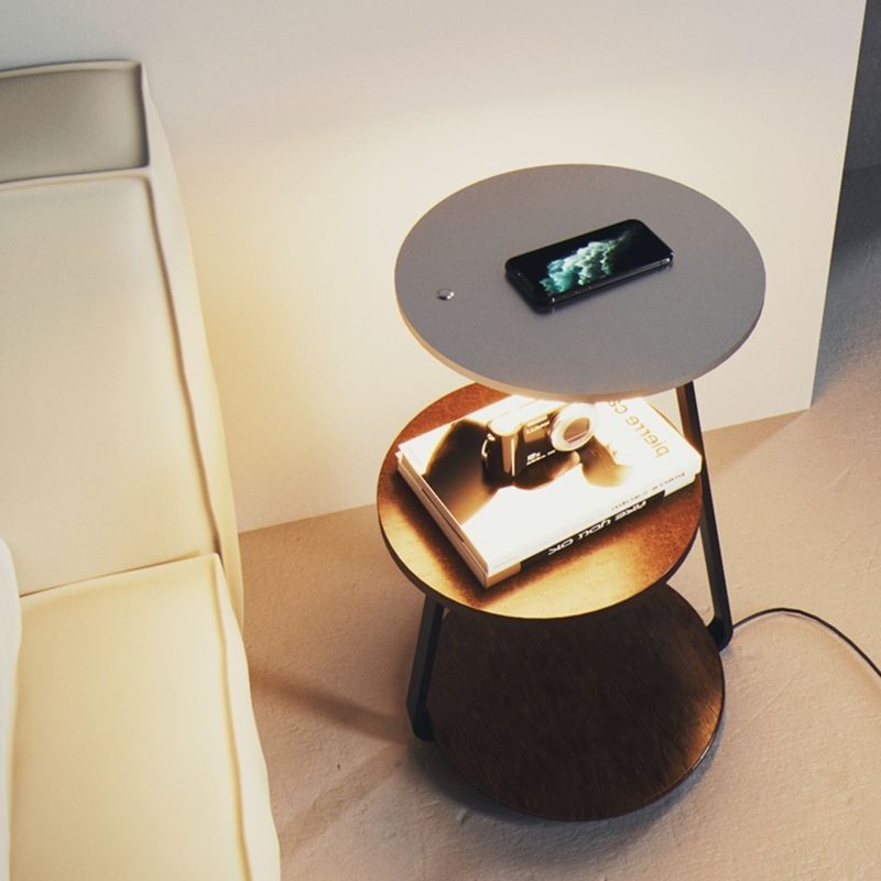 LED wooden table with fast Charging Technology product thumbnail 13