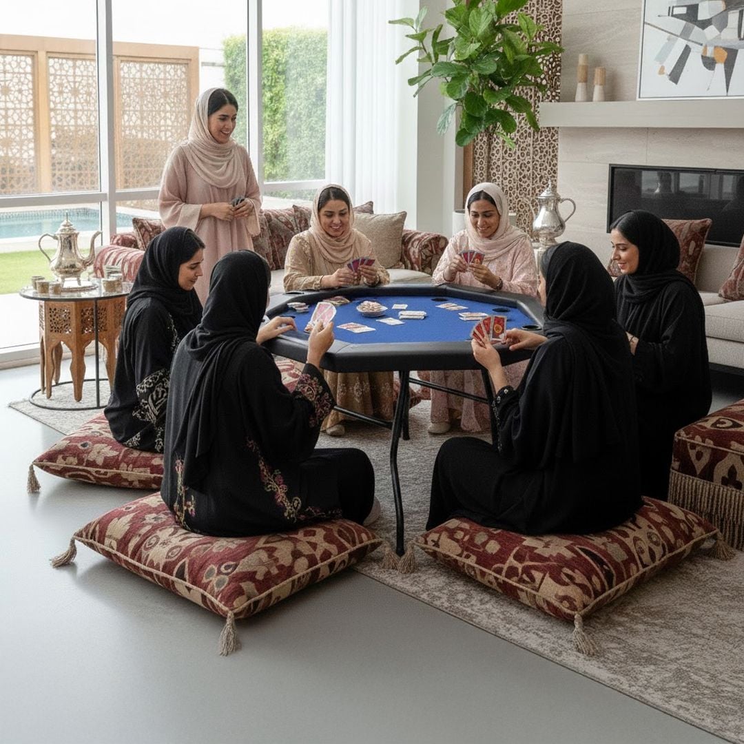 Foldable Card Game Table for Home & Gatherings - 11