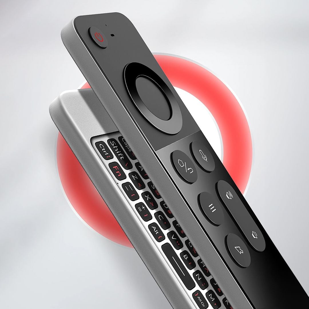 ريموت لاسلكي مع كيبورد للتحكم بشاشة التلفاز - 6