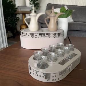 صندوق تحضير وتقديم الشاي والقهوة العربية من روح