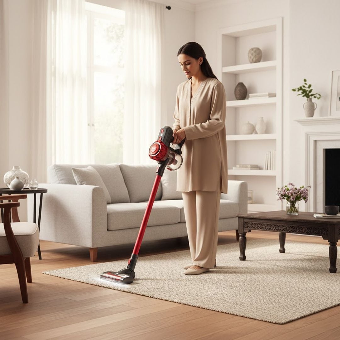 مكنسة DSP لاسلكية 3 في 1 بقدرة 150 واط - 12