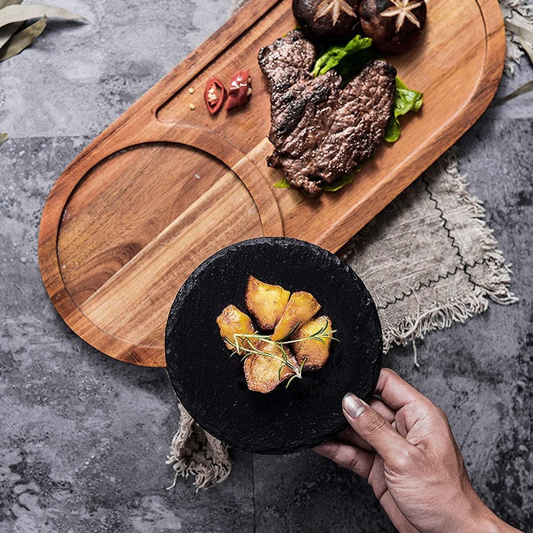 Steak Serving Board with Slate Stone product thumbnail 4