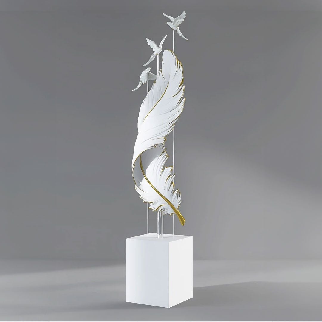 Feather Decor Statue With Bluetooth product thumbnail 11